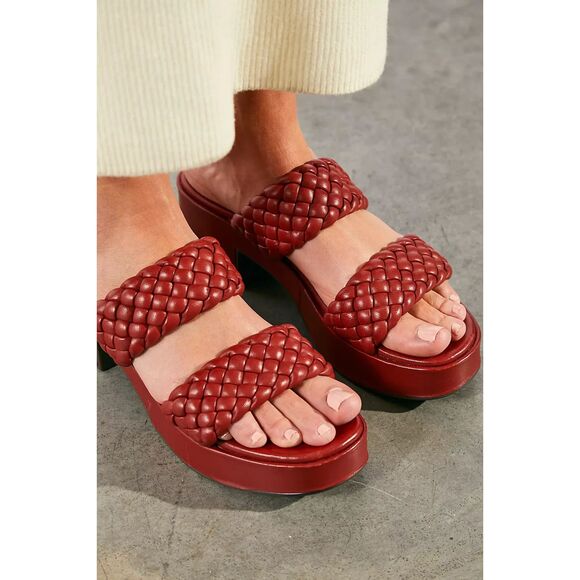 Seychelles Novelty Platform Heel Sandals 8.5 Terracotta - Picture 2 of 13